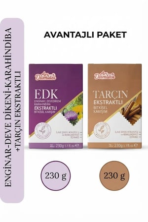 Arı Damlası 2'li Macun Setleri – Enginar-Deve Dikeni-Karahindiba-Tarçın İçerikli Macun