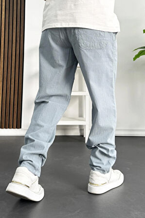 Erkek Baggy Kalıp Pantolon Açık Mavi Edw130