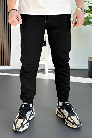 Erkek Fit Kesim Eşofman Altı Siyah Edw229