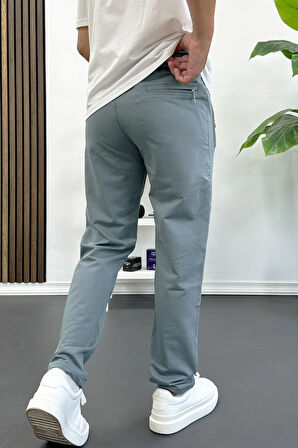 Erkek Regular Fit Düz Paça Eşofman Altı Mavi Edw405