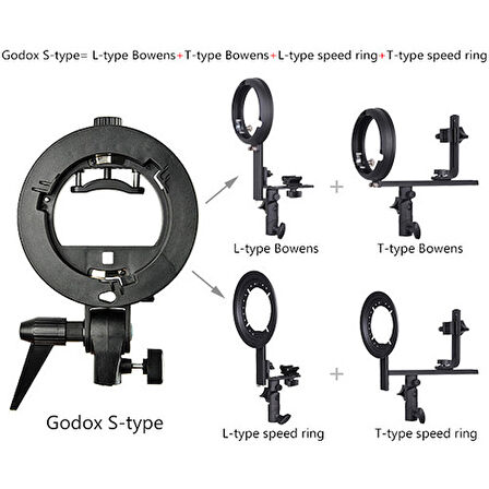 Godox S-Type Bracket (AD200 - Bowens Adaptör)