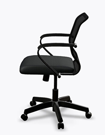 Ergolife Sit 8 Ofis Koltuğu | Bel Destekli, Tekerlekli, Siyah, Bilgisayar Sandalyesi -ED.57.1.222
