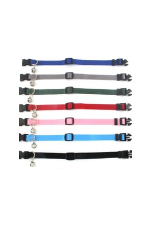 3 Adet Zilli Kedi Tasması – Elastik Kumaşlı Plastik Klipsli Tasarım, Metal Zilli İle Hareket Takibi, Kedi Collar Cat Collar