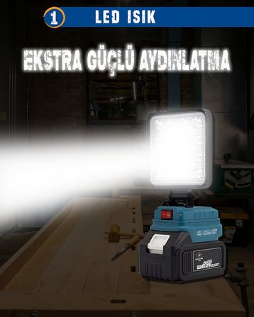 CHELİKBEİ EEA389 Akülü 10 LU Set (Led Işık +Lazer Metre +Somun Sıkma + Dekupaj + Oto Yıkama + Sunta Kesme + Darbeli Vidalama + Spral + Kırıcı Delici Matkap + Çok Fonksiyonlu Taşlama)