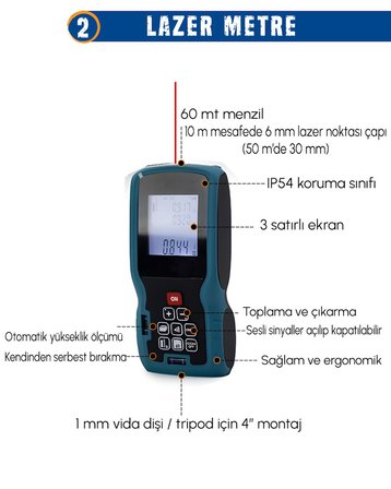 CHELİKBEİ EEA389 Akülü 10 LU Set (Led Işık +Lazer Metre +Somun Sıkma + Dekupaj + Oto Yıkama + Sunta Kesme + Darbeli Vidalama + Spral + Kırıcı Delici Matkap + Çok Fonksiyonlu Taşlama)