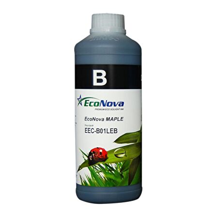 InkTec EcoNova Eco Solvent Mürekkep Siyah EEC-B01LEB - 1 Litre 