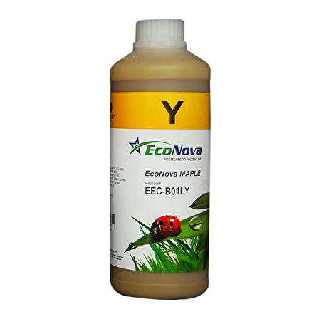 InkTec EcoNova Eco Solvent Mürekkep Sarı EEC-B01LY - 1 Litre 