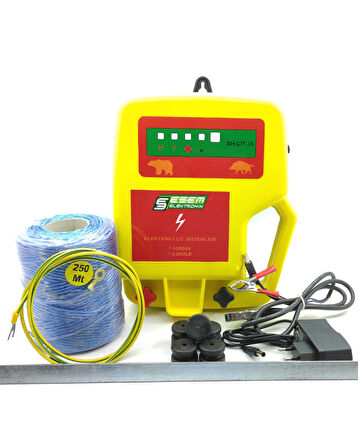 6,5 - 10  Dönüm Arası Elektrikli Çit Eko Paket