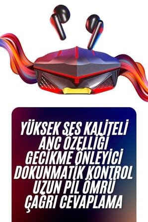 Bluetooth Kulaklık HD Ses Kaliteli Işıklı Metal Kasa Ios Android Uyumlu Mikrofon