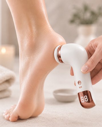 Elektrikli Epilatör Ayak Bakım ve Topuk Törpüleme Cihazı Şarjlı Kullanım