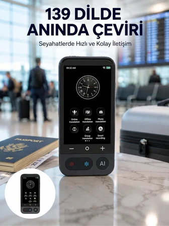 Fotoğraf Tanıma ve Konuşma Çevirili Akıllı Tercüman Yeni Nesil