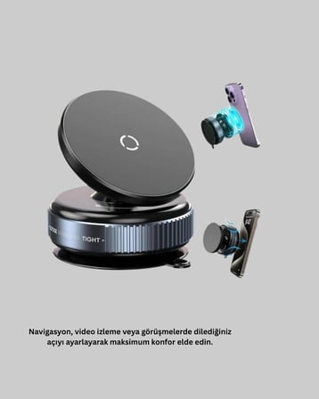 16 Mıknatıslı Araç Telefon Tutucu Kaymaz ve Güvenli