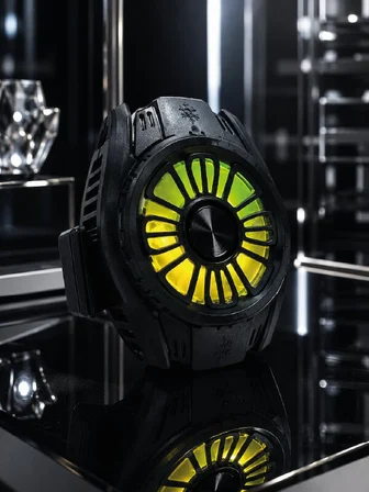 RGB Fan Aydınlatmalı Sessiz Çalışan Telefon Soğutucu