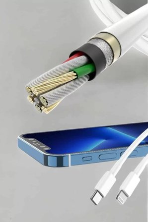Iphone Tüm Modellerle Uyumlu Hızlı Şarj Kablosu İOS 30W