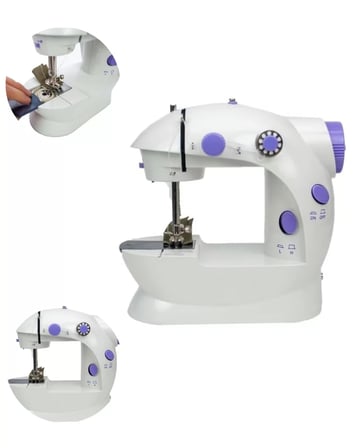 Pedallı Mini Dikiş Makinesi Çift Makara Kilitli Dikiş
