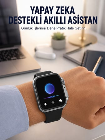 RS12 PRO+ 2025 Serisi Garantili Özel Üretim Akıllı Saat – AMOLED Ekran GPS 2GB