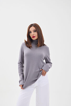 4214 TRİKO DÜZ BALIKÇI SALAŞ-GRİ