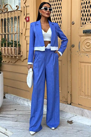 Audrey Crop Ceket Takım 10106