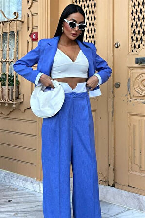 Audrey Crop Ceket Takım 10106