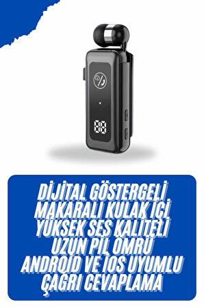 Kablolu Kulak İçi 5.2 Makaralı Titreşimli Bluetooth Kulaklık Hafıza Kart