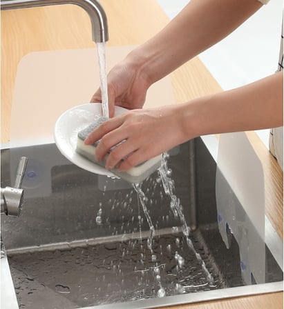 Tezgah Bariyeri Bulaşık Koruması Pratik Yardımcı Lavabo ve Ocak Sıçrama Önleyici Vantuzlu Kalkan