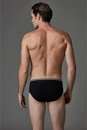 2'li Paket, %100 Pamuklu, Compact, Büyük Beden Erkek Penye Slip