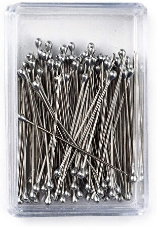 Minelli İğne Kutulu Metal Başlı 100'lü