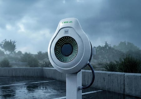 Orge Round Base Soketli 22 Kw Trifaze Type 2 Elektrikli Araç Şarj Istasyonu