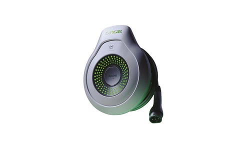 Orge Round Base 5 Metre Kablolu 22 Kw Trifaze Type 2 Elektrikli Araç Şarj Istasyonu