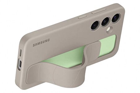 SAMSUNG EF-GS921CUEGWW S24 KORDONLU STANDLI SİLİKON KILIF GRİ