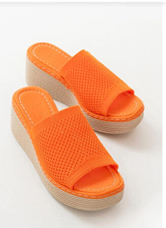 Dolgu Taban Rahat Triko Günlük Terlik