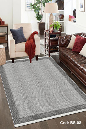 Pamuk Dokuma Taban Kaymaz Yıkanabilir Sisal Desenli  Salon Halısı Mutfak Halısı Koridor Halısı