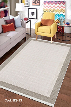 Pamuk Dokuma Taban Kaymaz Yıkanabilir Sisal Desenli  Salon Halısı Mutfak Halısı Koridor Halısı