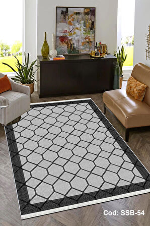 Pamuk Dokuma Taban Kaymaz Yıkanabilir Sisal Desenli  Salon Halısı Mutfak Halısı Koridor Halısı