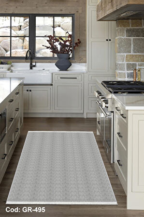 Pamuk Dokuma Taban Kaymaz Yıkanabilir Sisal Desenli  Salon Halısı Mutfak Halısı Koridor Halısı