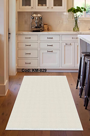 Pamuk Dokuma Taban Kaymaz Yıkanabilir Sisal Desenli  Salon Halısı Mutfak Halısı Koridor Halısı