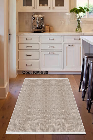 Pamuk Dokuma Taban Kaymaz Yıkanabilir Sisal Desenli  Salon Halısı Mutfak Halısı Koridor Halısı