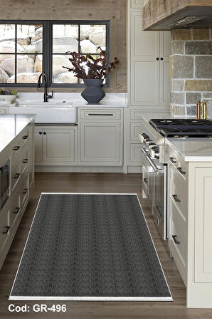 Pamuk Dokuma Taban Kaymaz Yıkanabilir Sisal Desenli  Salon Halısı Mutfak Halısı Koridor Halısı