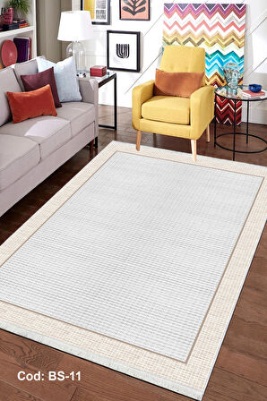 Pamuk Dokuma Taban Kaymaz Yıkanabilir Sisal Desenli  Salon Halısı Mutfak Halısı Koridor Halısı