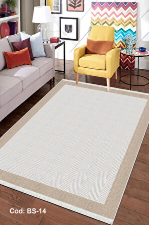 Pamuk Dokuma Taban Kaymaz Yıkanabilir Sisal Desenli  Salon Halısı Mutfak Halısı Koridor Halısı