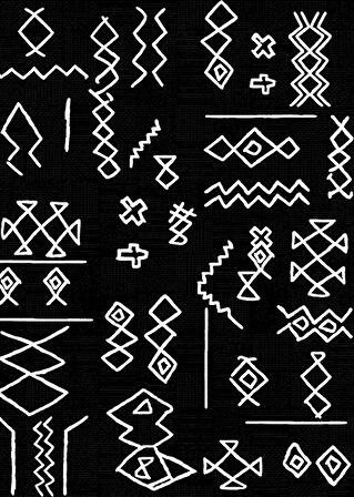 Pamuk Dokuma Taban Kaymaz Yıkanabilir İskandinav  Desenli  Salon Halısı Mutfak Halısı Koridor Halısı