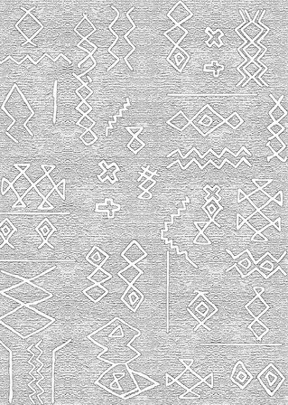 Pamuk Dokuma Taban Kaymaz Yıkanabilir İskandinav  Desenli  Salon Halısı Mutfak Halısı Koridor Halısı