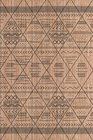 Pamuk Dokuma Taban Kaymaz Yıkanabilir İskandinav  Desenli  Salon Halısı Mutfak Halısı Koridor Halısı