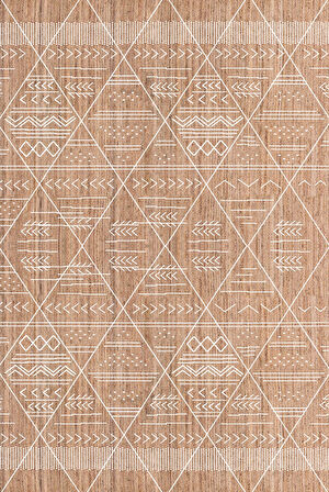 Pamuk Dokuma Taban Kaymaz Yıkanabilir İskandinav  Desenli  Salon Halısı Mutfak Halısı Koridor Halısı