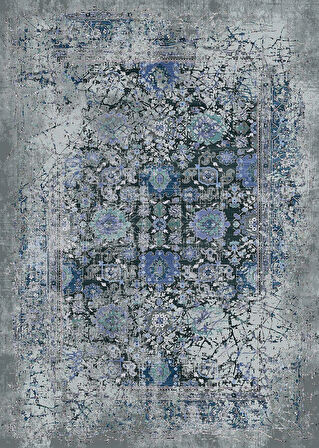 Pamuk Dokuma Taban Kaymaz Yıkanabilir Vintage  Desenli  Salon Halısı Mutfak Halısı Koridor Halısı