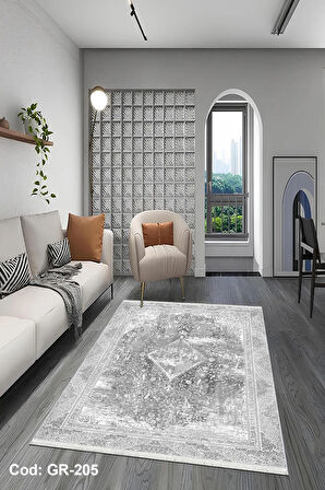 Pamuk Dokuma Taban Kaymaz Yıkanabilir Vintage  Desenli  Salon Halısı Mutfak Halısı Koridor Halısı