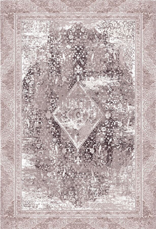 Pamuk Dokuma Taban Kaymaz Yıkanabilir Vintage  Desenli  Salon Halısı Mutfak Halısı Koridor Halısı