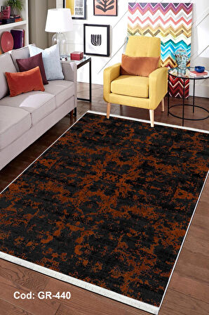 Pamuk Dokuma Taban Kaymaz Yıkanabilir Vintage  Desenli  Salon Halısı Mutfak Halısı Koridor Halısı