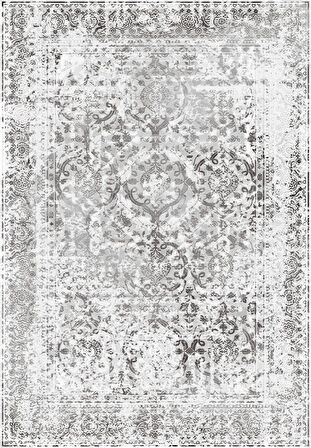 Pamuk Dokuma Taban Kaymaz Yıkanabilir Vintage  Desenli  Salon Halısı Mutfak Halısı Koridor Halısı