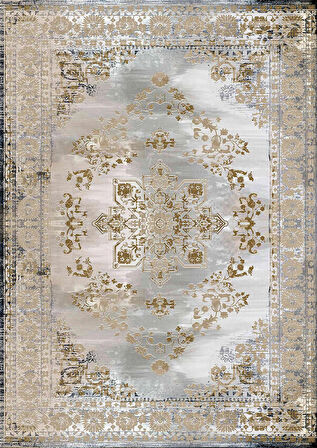 Pamuk Dokuma Taban Kaymaz Yıkanabilir Vintage  Desenli  Salon Halısı Mutfak Halısı Koridor Halısı